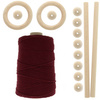 Zestaw do makramy dla początkujących 5mm z akcesoriami