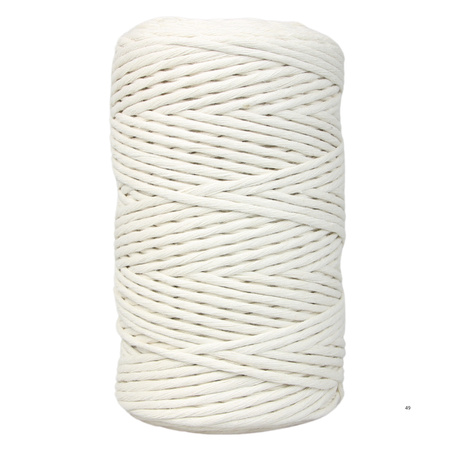 Sznurek bawełniany skręcany do makramy eco 2mm