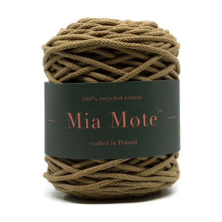 Mia Mote™ Lush Line Sznurek bawełniany 5mm aragonite Nowy Splot