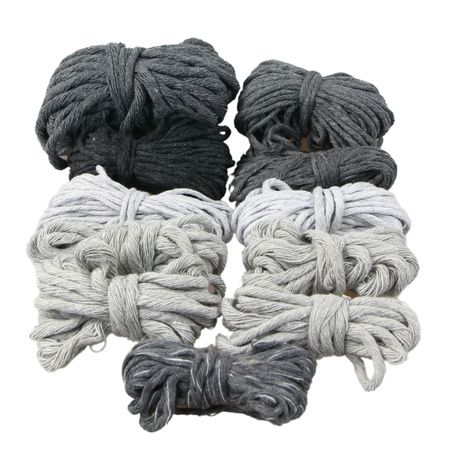 Outlet / Sznurek Bawełniany Skręcany / do Makramy / Classic Eco Line / mix / 2/3/5 mm / 200g [516]