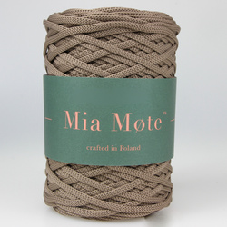 Mia Mote™ ByBag Line Sznurek Poliestrowy płaski bez rdzenia beżowy ciemny mokka 3mm