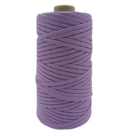 Mia Mote™ ByBag Line Sznurek Poliestrowy matowy płaski bez rdzenia liliowy 5mm