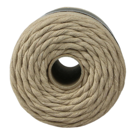 Mia Mote™ Classic Line Sznurek bawełniany skręcany do makramy 5mm moonstone