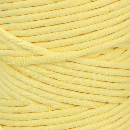 Mia Mote™ Classic Line Sznurek bawełniany skręcany do makramy 2mm yellow calcite