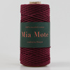 Mia Mote™ Petit Line Sznurek pleciony bawełniany 2mm Ruby
