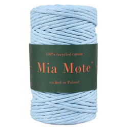 Mia Mote™ Classic Line Sznurek bawełniany skręcany do makramy 5mm atlantis crystal