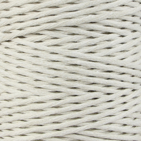 Mia Mote™ Classic Line Sznurek bawełniany skręcany do makramy 2mm ivory