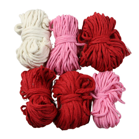 Outlet / Sznurek Bawełniany Skręcany / do Makramy / Classic Eco Line / mix / 2/3/5 mm / 200g 