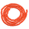 Koraliki Fasetowane Kryształki Szklane Rondelle Orange 2.7x1.5mm