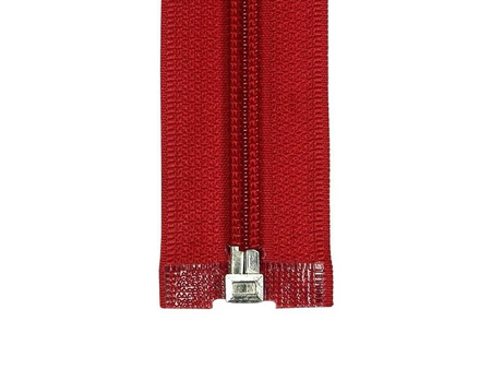 Zamek suwak błyskawiczny spiralny 5 do torebki rozdzielczy auto lock czerwony 25cm