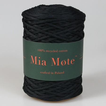 Mia Mote™ ByBag Line Outlet CUT Sznurek Poliestrowy płaski bez rdzenia czarny 3mm