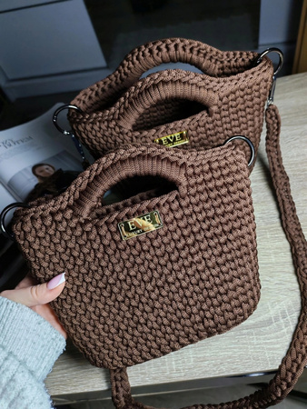 Mia Mote™ ByBag Line Sznurek Poliestrowy płaski bez rdzenia ciemny brązowy czekolada 5mm