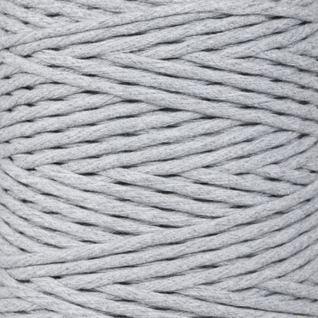 Mia Mote™ Classic Line Sznurek bawełniany skręcany do makramy 3mm basalt grit