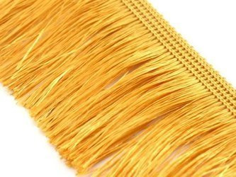 Frędzle cięte Taśma dekoracyjna z frędzlami miodowy 60mm