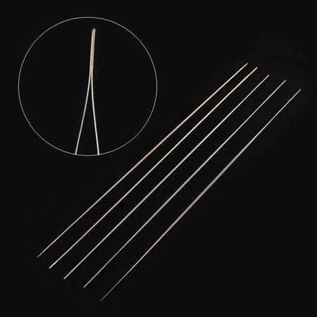 Igła Do nawlekania Koralików z Dużym Oczkiem 113mm