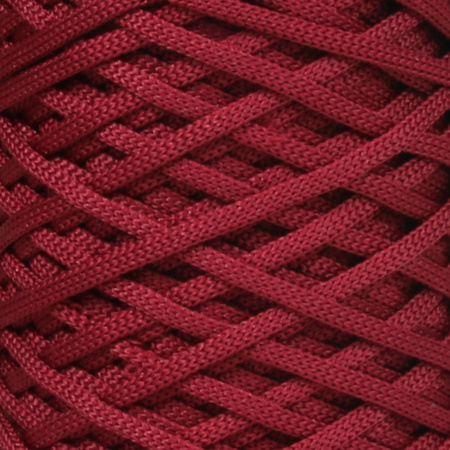 Mia Mote™ ByBag Line Sznurek Poliestrowy matowy płaski bez rdzenia bordowy 3mm