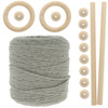 Zestaw do makramy dla początkujących 3mm 100m z akcesoriami