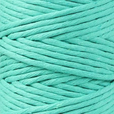 Mia Mote™ Classic Line Sznurek bawełniany skręcany do makramy 5mm Malachite Green