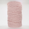 Mia Mote™ Classic Line Sznurek bawełniany skręcany do makramy 3mm Rose Quartz