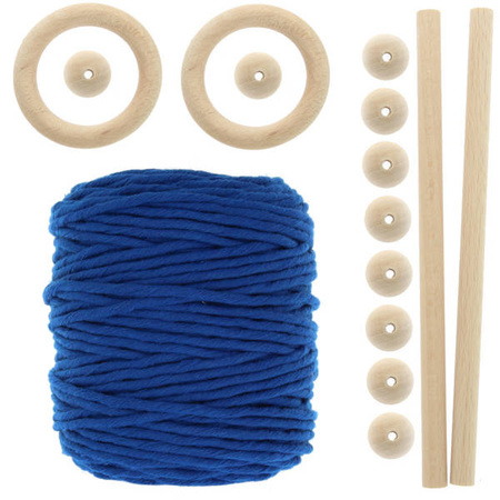 Zestaw do makramy dla początkujących 3mm z akcesoriami