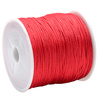Sznurek Nylonowy 0.4mm do bransoletek kamieni Topliwy Czerwony