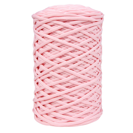 Mia Mote™ ByBag Line Sznurek Poliestrowy matowy płaski bez rdzenia jasny różowy 3mm