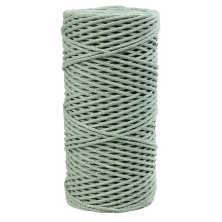 Mia Mote™ Petit Line OUTLET CUT  Sznurek pleciony bawełniany 2mm Oliwin Peridot