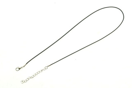 Baza Naszyjnika Sznurek Bawełniany Woskowany 1~2mm 47cm