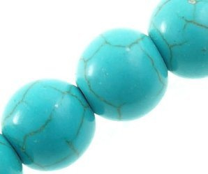 Kamień Jubilerski Turkus niebieski Kula 6mm
