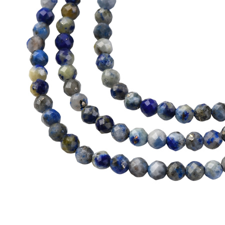 Lapis Lazuli - kamień mądrości, intuicji i wewnętrznego spokoju - kula fasetowana 2mm
