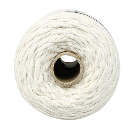 Sznurek bawełniany skręcany do makramy eco 3mm