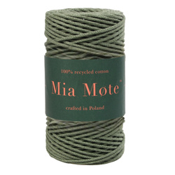 Mia Mote™ Petit Line Sznurek pleciony bawełniany 2mm Serpentin