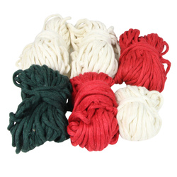 Outlet / Sznurek Bawełniany Skręcany / do Makramy / Classic Eco Line / mix / 2/3/5 mm / 200g [900