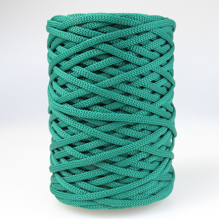 Mia Mote™ ByBag Line Sznurek Poliestrowy płaski bez rdzenia ciemny zielony butelkowy 3mm