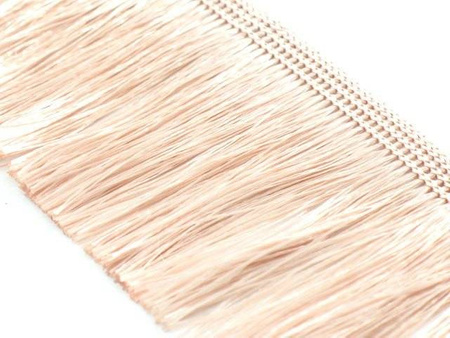 Frędzle cięte Taśma dekoracyjna z frędzlami piasek 60mm