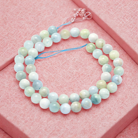 Akwamaryn – kamień spokoju, odwagi i czystej energii - kula gładka 6mm