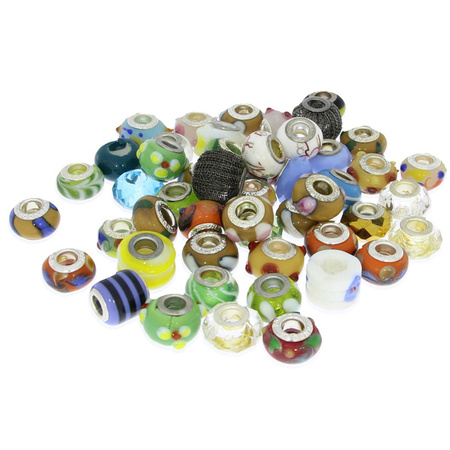 Beads Przekładki do Rzemienia mix 