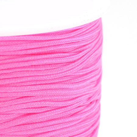 Sznurek Nylonowy 0.4mm do bransoletek kamieni Topliwy Różowy