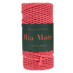 Mia Mote™ Petit Line Sznurek pleciony bawełniany 2mm Watermelon Crystal