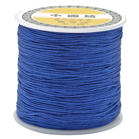 Sznurek Nylonowy 0.4mm do bransoletek kamieni Topliwy Niebieski