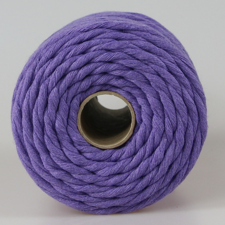 Mia Mote™ Classic Line Sznurek bawełniany skręcany do makramy 5mm  Amethyst