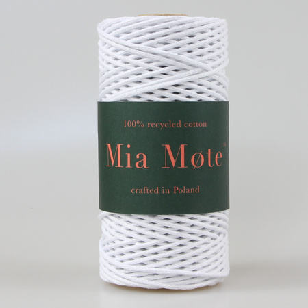 Mia Mote™ Petit Line OUTLET CUT  Sznurek bawełniany 2mm Chalk