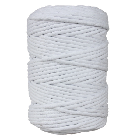 Mia Mote™ Lavish Line Sznurek bawełniany skręcany do makramy chalk 5mm