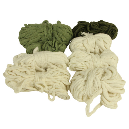 Outlet / Sznurek Bawełniany Skręcany / do Makramy / Classic Eco Line / mix / 2/3/5 mm / 200g [575]