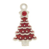 Zawieszka z Motywem Świątecznym Choinka 21mm