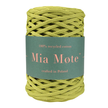 Mia Mote™ ByBag Line Sznurek Poliestrowy płaski bez rdzenia Oliwkowy 5mm