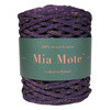 Mia Mote™ ByBag Line Lurex Sznurek Poliestrowy płaski bez rdzenia Ametystowy ze złotą nitką 5mm