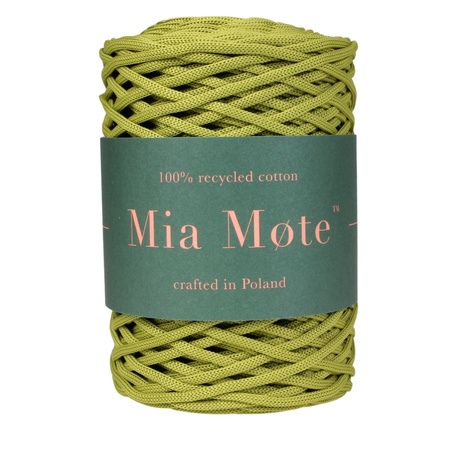 Mia Mote™ ByBag Line Sznurek Poliestrowy płaski bez rdzenia oliwkowy 3mm