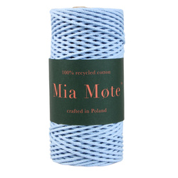 Mia Mote™ Petit Line Outlet CUT Sznurek pleciony bawełniany 2mm Atlantis Crystal