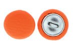 Guziki Tapicerskie Oblekane Obciągane Eko Skóra Ek5 Pomarańczowy 20mm R32 10szt